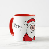 Geweldige, Geweldige, prachtige kerstman Mok (Voorkant links)