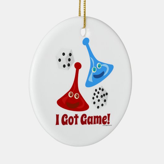 Geweldige Gezegde voor game Keramisch Ornament (Rechts)