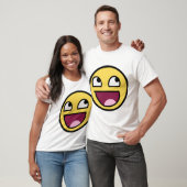 geweldige gezicht geweldige t-shirt (Unisex)