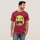 geweldige gezicht geweldige t-shirt (Voorkant volledig)