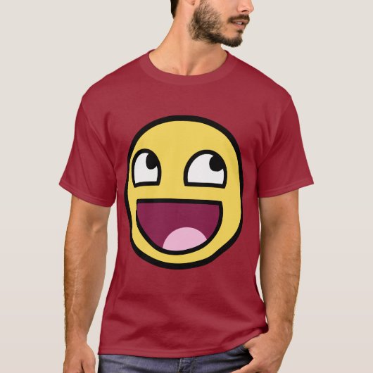 geweldige gezicht geweldige t-shirt (Voorkant)
