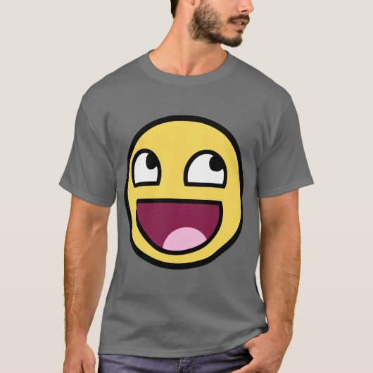 geweldige gezicht geweldige t-shirt (Voorkant)