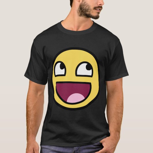 geweldige gezicht geweldige t-shirt (Voorkant)