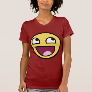geweldige gezicht geweldige t-shirt