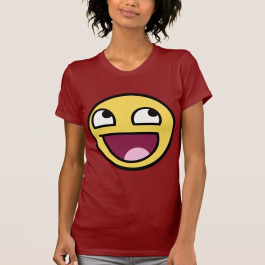 geweldige gezicht geweldige t-shirt (Voorkant)