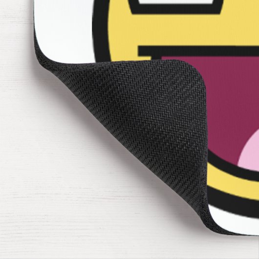 Geweldige gezicht is Geweldige Mousepad Muismat (Hoek)