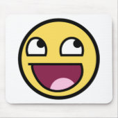 Geweldige gezicht is Geweldige Mousepad Muismat (Voorkant)