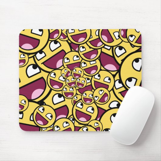 Geweldige gezicht muismat (Met muis)