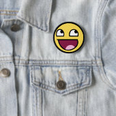 GEWELDIGE GEZICHT! RONDE BUTTON 5,7 CM (In situ)