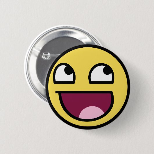 Geweldige gezicht ronde button 5,7 cm (Voorkant /achterkant)