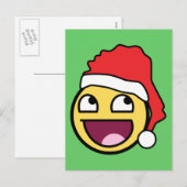 Geweldige gezicht Santa Briefkaart (Voorkant / Achterkant)