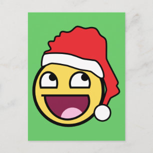 Geweldige gezicht Santa Briefkaart