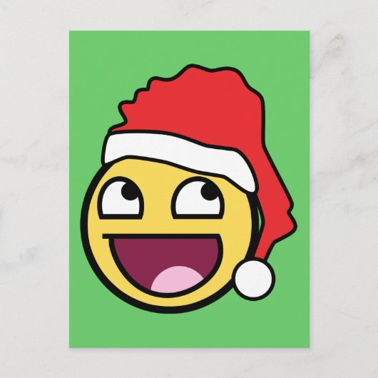 Geweldige gezicht Santa Briefkaart (Voorkant)