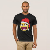 Geweldige gezicht Santa Dark Bella Canvas T-Shirt (Voorkant volledig)