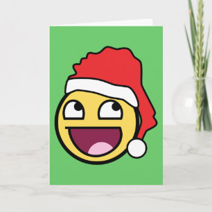 Geweldige gezicht Santa Kaart