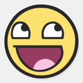 Geweldige gezicht Sticker (Voorkant)