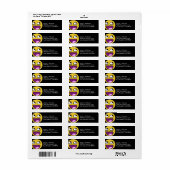 Geweldige gezichtsinternetthema etiket (Full Sheet)