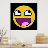 Geweldige gezichtsinternetthema poster (Keuken)