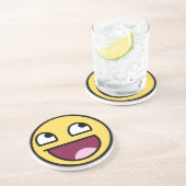 Geweldige gezichtsOnderzetter Zandsteen Onderzetter (Zijkant)