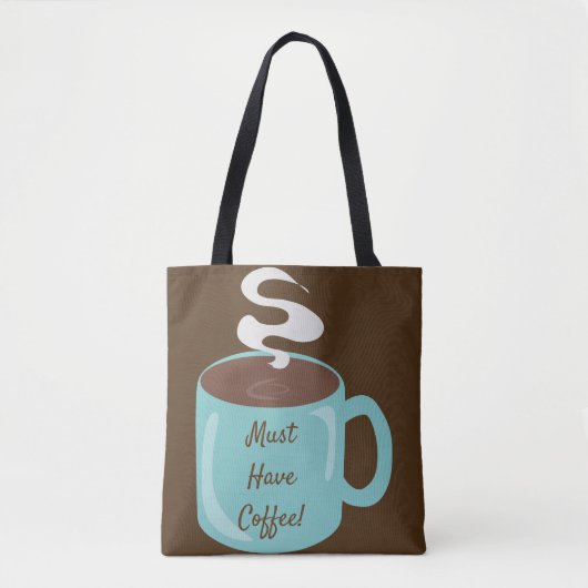 Geweldige Giant Coffee Cup Tote Bag (Voorkant)