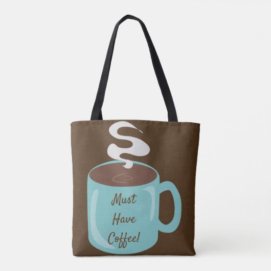 Geweldige Giant Coffee Cup Tote Bag (Achterkant)