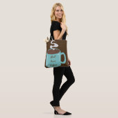 Geweldige Giant Coffee Cup Tote Bag (Op model)