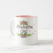 Geweldige Gigi T-Shirt Tweekleurige Koffiemok (Voorkant links)