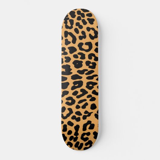 Geweldige Girls Leopard Print Persoonlijk Skateboard (Voorkant)