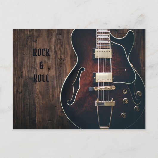 Geweldige gitaar briefkaart (Voorkant)