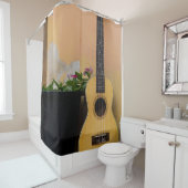 Geweldige gitaar douchegordijn (In situ)