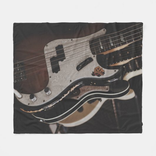 Geweldige gitaar fleece deken (Voorkant (Horizontaal))