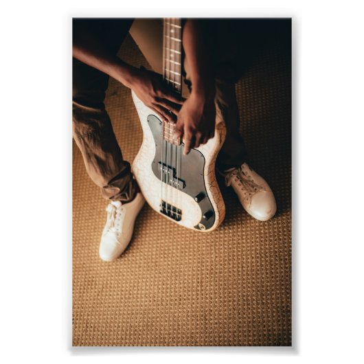 Geweldige gitaar foto afdruk (Voorkant)