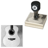 Geweldige gitaar rubberstempel (Gestempeld)