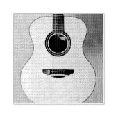 Geweldige gitaar rubberstempel (Afrduk)