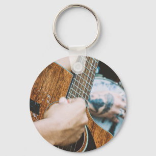 Geweldige gitaar sleutelhanger