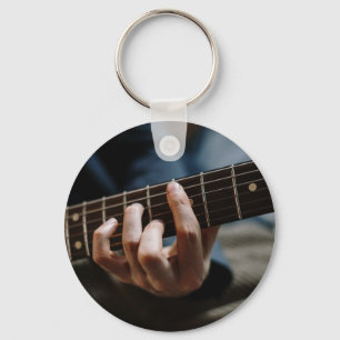Geweldige gitaar sleutelhanger