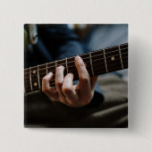 Geweldige gitaar vierkante button 5,1 cm (Voorkant)