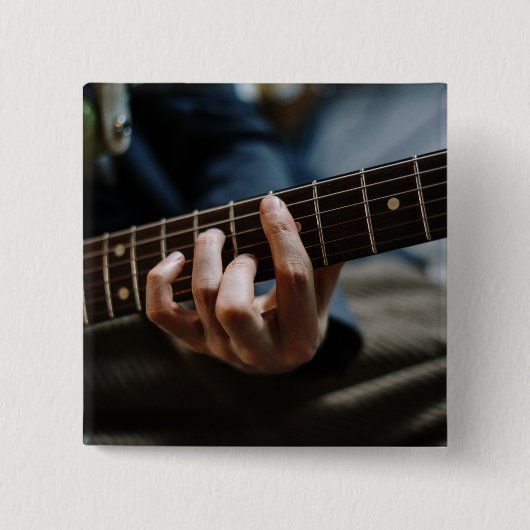 Geweldige gitaar vierkante button 5,1 cm (Voorkant)