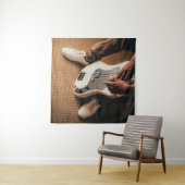 Geweldige gitaar wandkleed (In Situ (horizontaal))