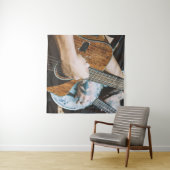 Geweldige gitaar wandkleed (In Situ (horizontaal))