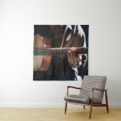Geweldige gitaar wandkleed (In situ)