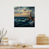 Geweldige God Christelijk Poster (Keuken)