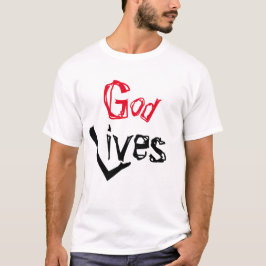 Geweldige God leeft in de stijlvolle Inspirerend r T-shirt