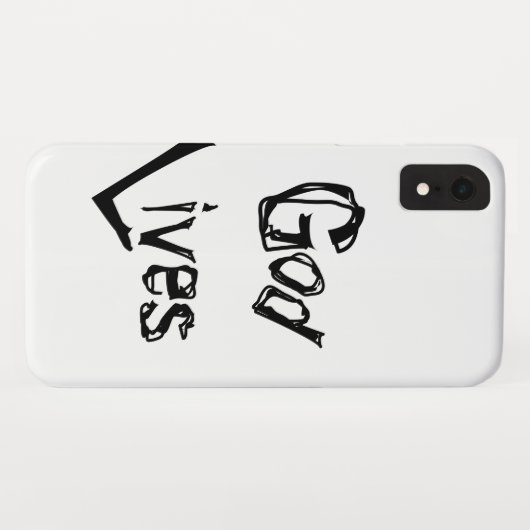 Geweldige God leeft kool Religieus Inspirerend Case-Mate iPhone Case (Achterkant (horizontaal))