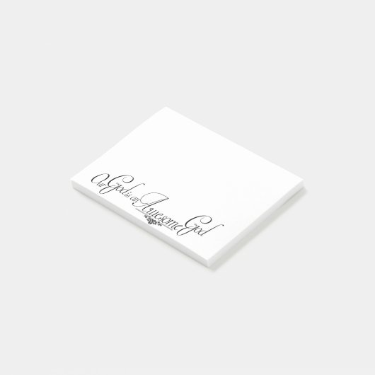 Geweldige God Post-it® Notes (Schuin)