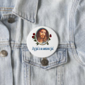 Geweldige God Ronde Button 7,6 Cm (In situ)