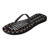 Geweldige Godinnenleger (SMALLE BANDJES) Teenslippers (Schuin)