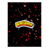 Geweldige goede vibes typografie perfect poster (Voorkant)