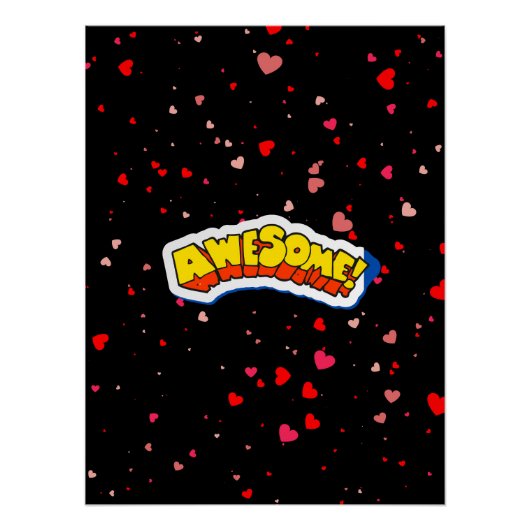 Geweldige goede vibes typografie perfect poster (Voorkant)