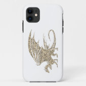 Geweldige Golden Mosaic Dragon Case-Mate iPhone Case (Achterkant)